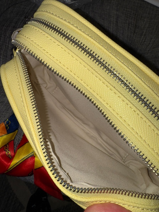 TOUS La Rue Reporter Yellow Logo Crossbody Camera Bag - Picture 15 of 17